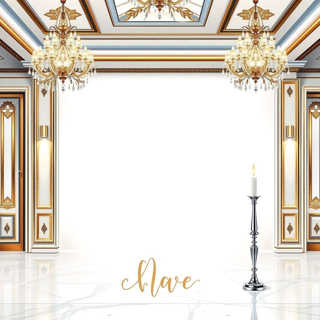 Crystal Chandelier Ivory