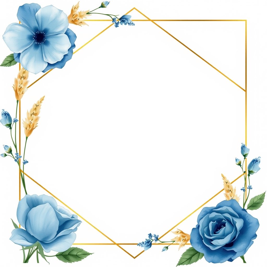 Dusty Blue Floral