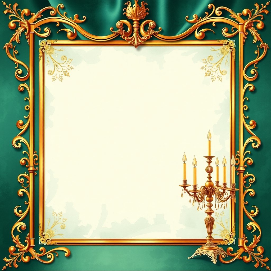 Gilded Baroque Emerald